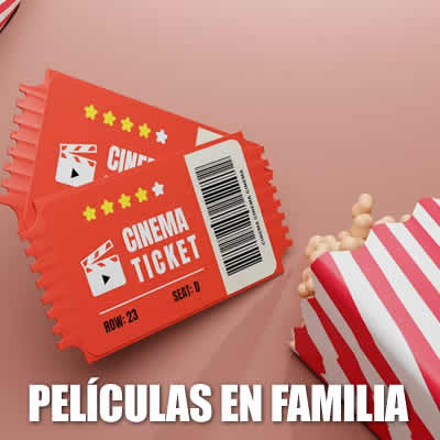 tickets de cine con pochoclos